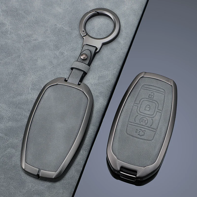 Funda para llave de coche, accesorio sin llave para Lincoln Continental MKC MKZ MKX Navigator Z Nautilus Aviator Corsair 2017 2018 2019 2022