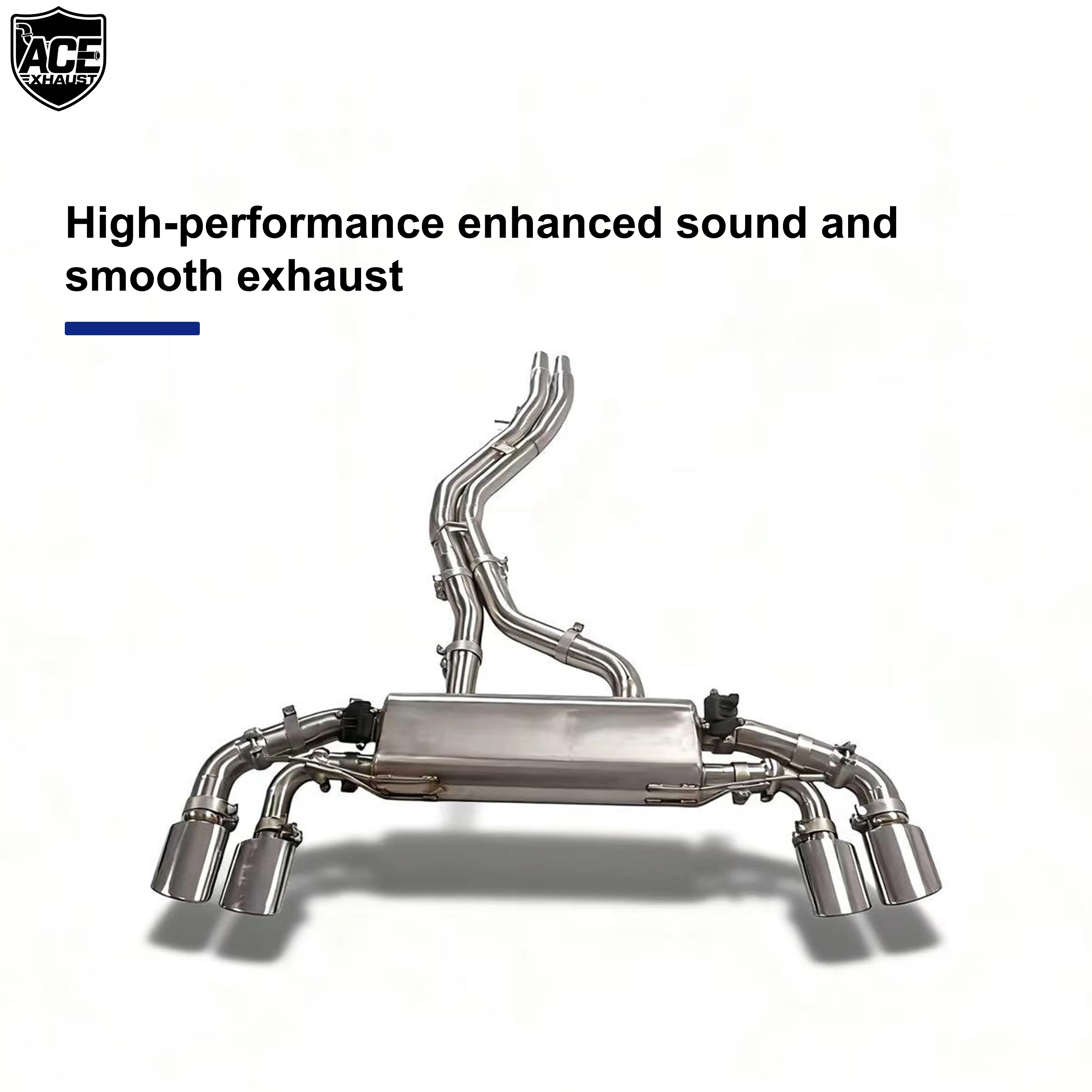 ACE Catback Valvetronic Schalldämpfer Auspuff für Audi SQ5 B9 B9.5 3.0T Plug-and-Play Auspuffrohr Hochwertiges SUS304 Auspuffsystem – Detail 6