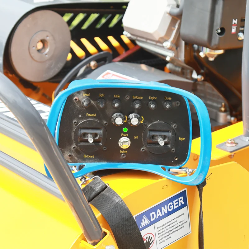 Cortacésped robótico todo terreno personalizado, cortacésped de gasolina/diésel con Control remoto, cortadora de césped