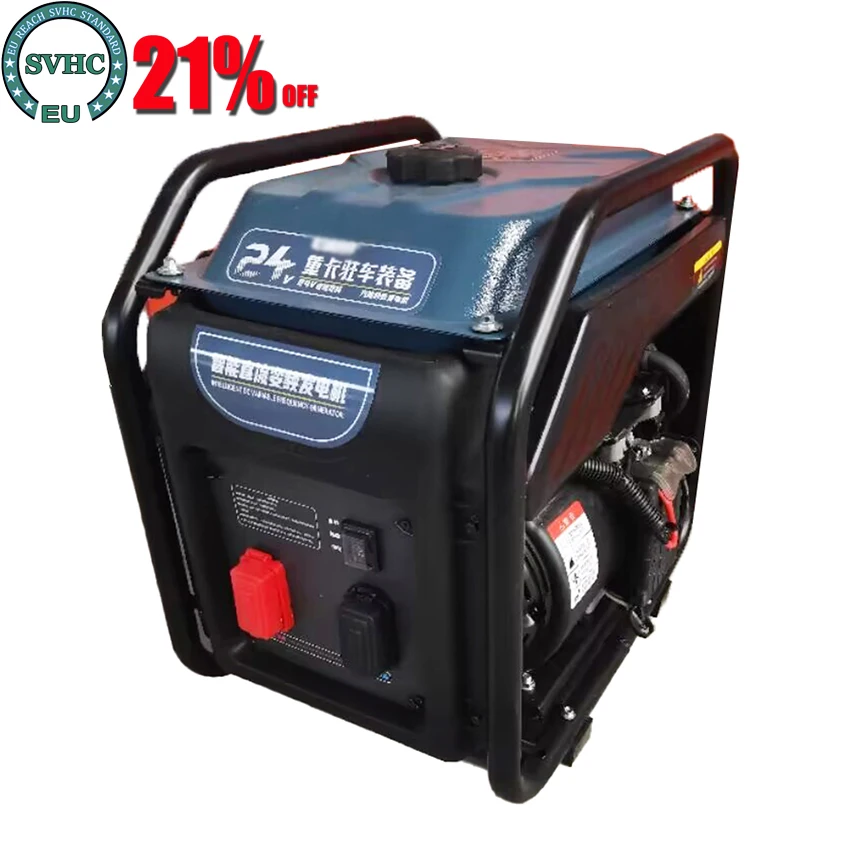 24V 5KW Gasoline Generator Home Improvement Gasoline Generators 5000W heavy truck Petrol Inverter parking generator