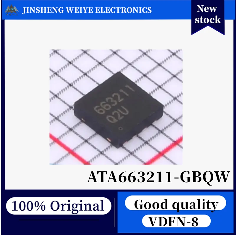 (10/50 pieces) ATA663211-GBQW 663211 DFN-8 LIN 2.0/2.1/2.1 Transceiver, 100% New, Original IC, Fast Shipping