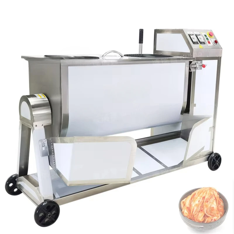 Mezclador industrial de rábanos encurtidos, mezclador de platos fríos, máquina de decapado de pepinillos