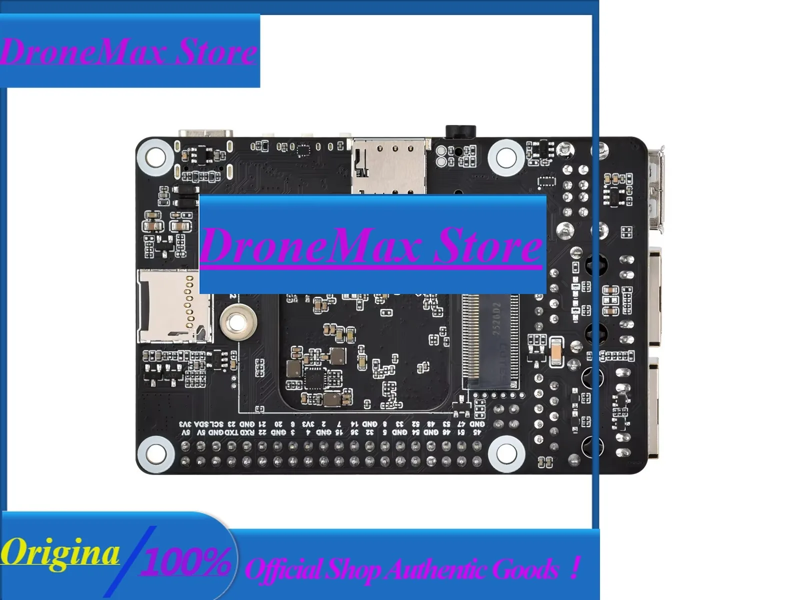 DroMaLuckfox Lyra Pi Linux SBC - Трехъядерный процессор A7, Wi-Fi 6/BT5.2, MIPI DSI, поддержка 4G LTE, Rockchip Matrix IO, опция EMMC/MicroSD.