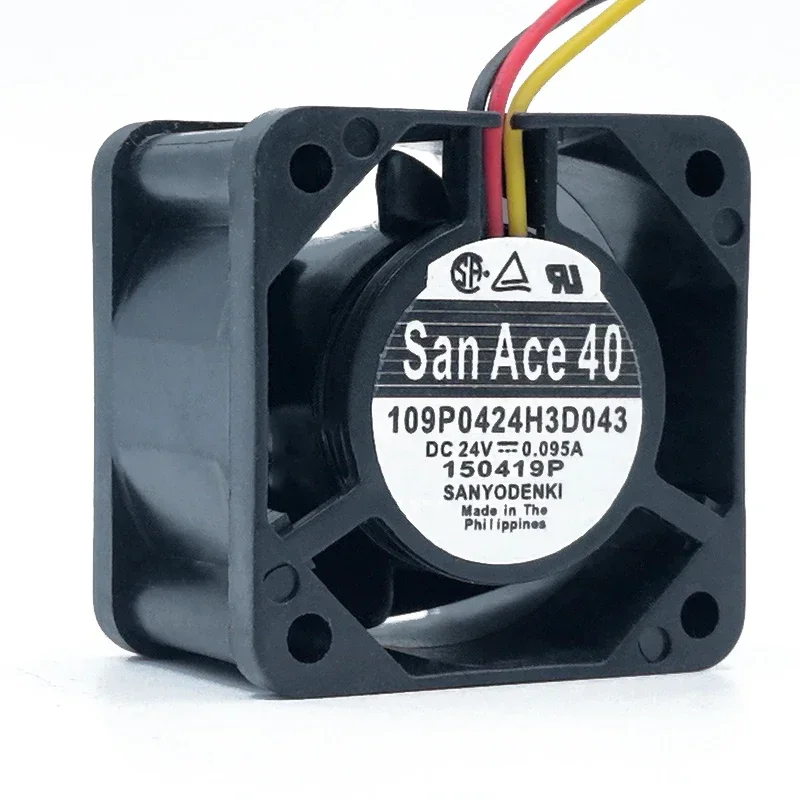 40 * 40 * 28 109P0424H3D043 24V 0.095A SANYO Inverter Fan