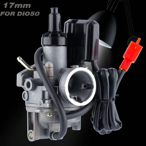 Карбюратор мотоцикла 17 мм 2-тактный двигатель Carb для Honda AF34 AF35 JULIO50 LEAD50 50cc DIO50 ZX50 AF 34 35 DIO ZX 50