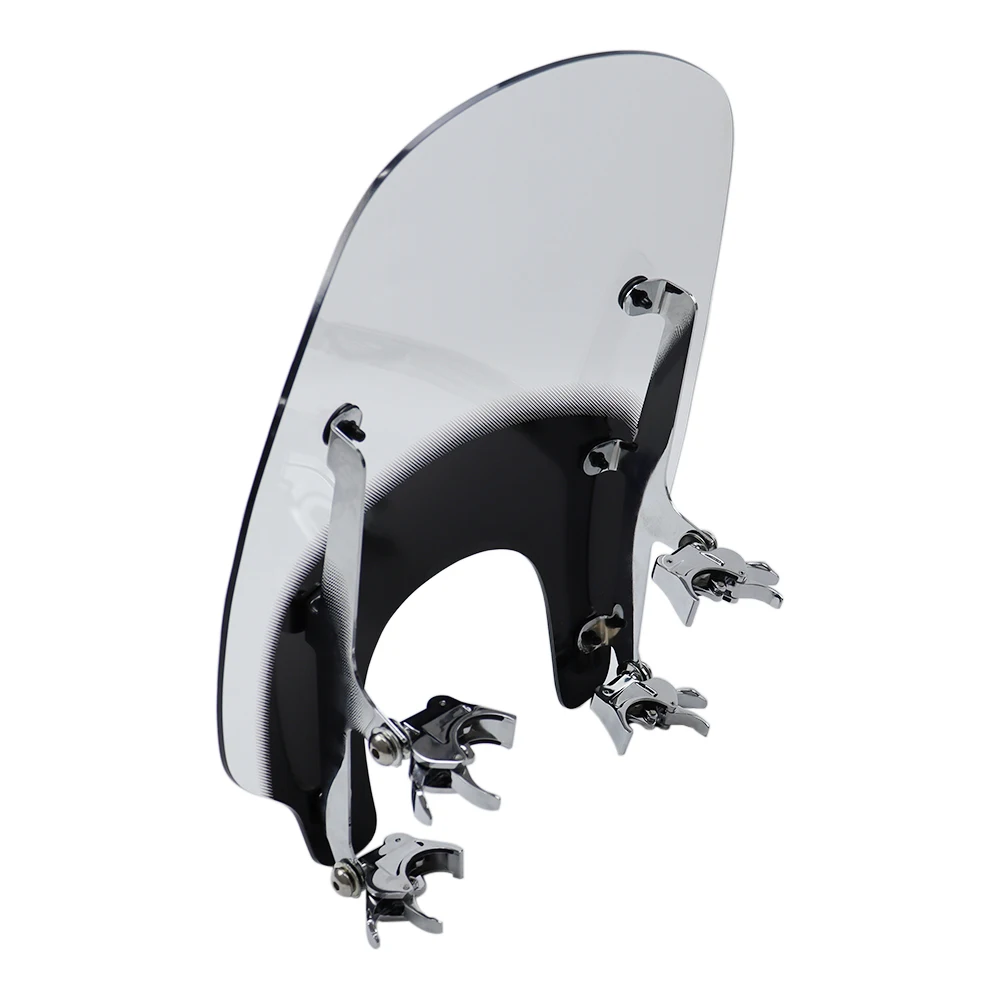 Quick Release Windshield Wind Deflection - Transparent/Smoky Gray Fit For Harley Nightster RH 975 Special Sport RH975S 2022-2024