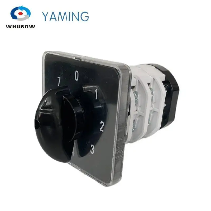 

LW31 YMZ12-32/3 мульти 0-7 позиций переключение поворотный 660V 32 Ампер три этапа 3-канальный Серебряный токоподводящий 12 терминалов кулачковый переключатель