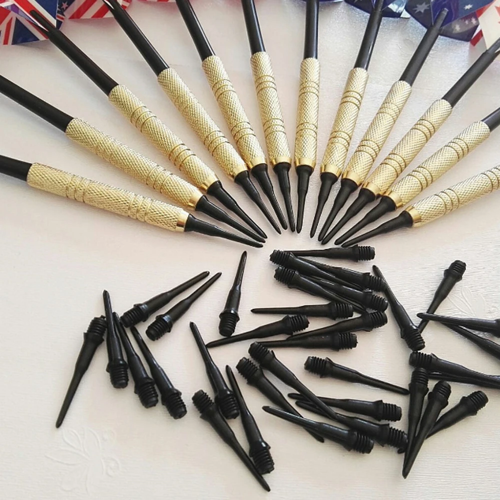 12 PCS Electronic Dartboard Accessories Professional Safety 14 Grams Soft Tip Darts Set With 100pcs Extra Plastic Dart Tip