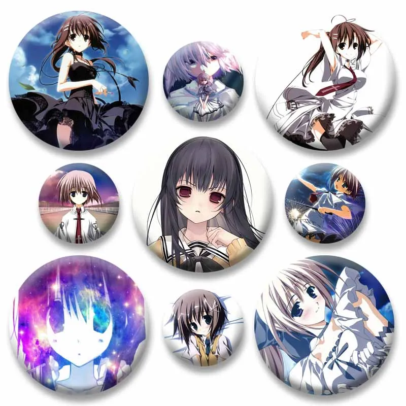 Anime Wonderful Everyday Round Exquisite Badge Yuki Minakami Takuji Mamiya Zakuro Cartoon Brooch Cute Enamel Pin for Clothes Hat