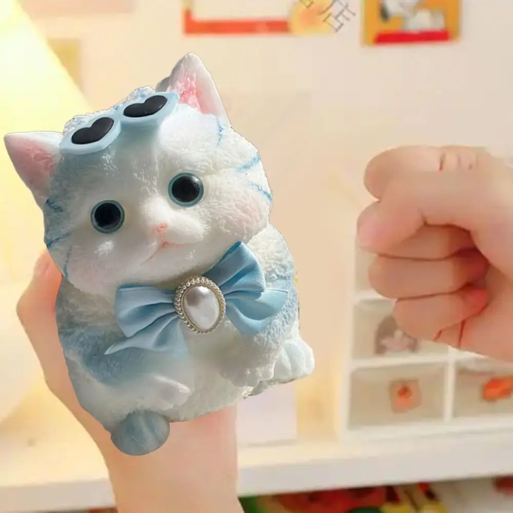 Zabawne, miękkie zabawki dla kotów do ściskania, kreskówkowe zabawki antystresowe dla kotów, powolny powrót do kształtu, przyjemność do ściskania dla dorosłych i dzieci.