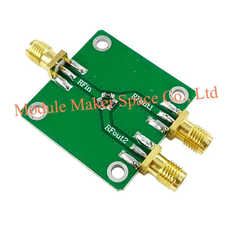 RF Power Splitter 1 to 2 Combiner RF Microwave Resistance Power Divider Splitter SMA DC-5GHz Radio Frequency Divider 6dB 50ohms