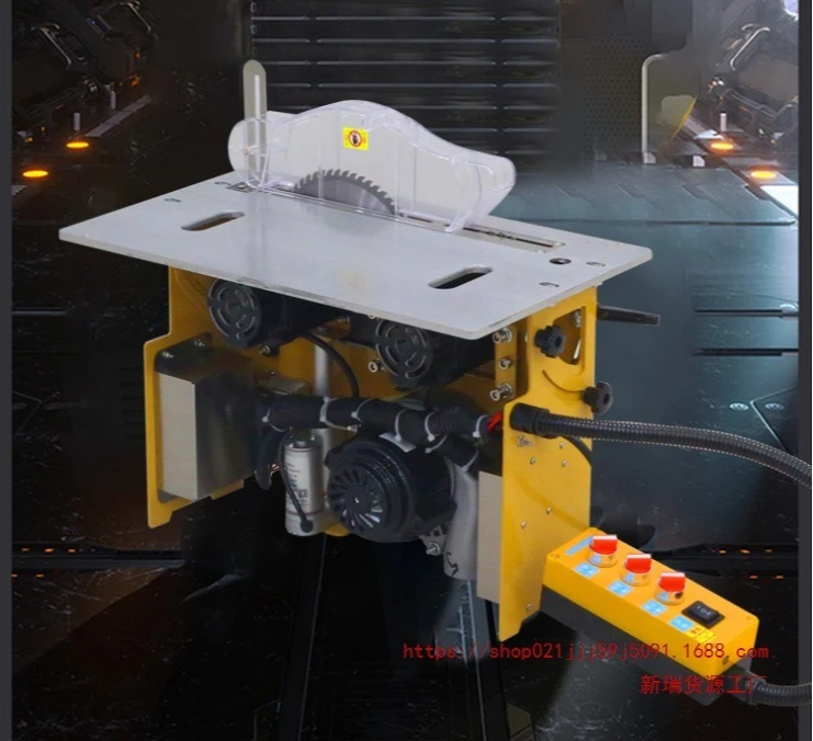 For Brushless Silent Dust Free Table Saw Integrated Woodworking Machine Multi Functional Folding Precision Push Saw