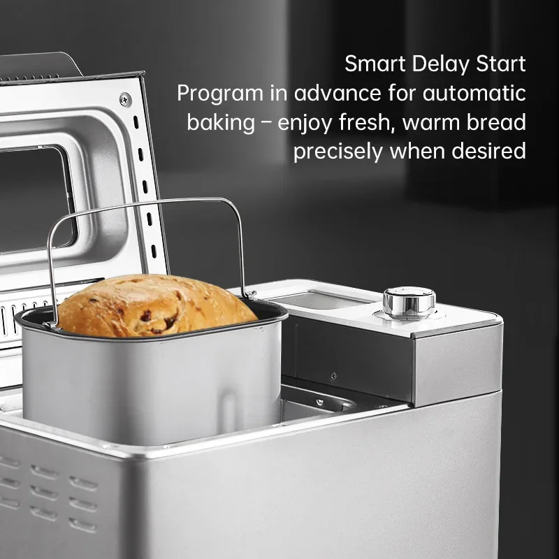 ZBM1352 Bread Maker Automatic Compact Breakfast Maker, Dough Mixer, 3 Sizes Available, 25 Smart Programs