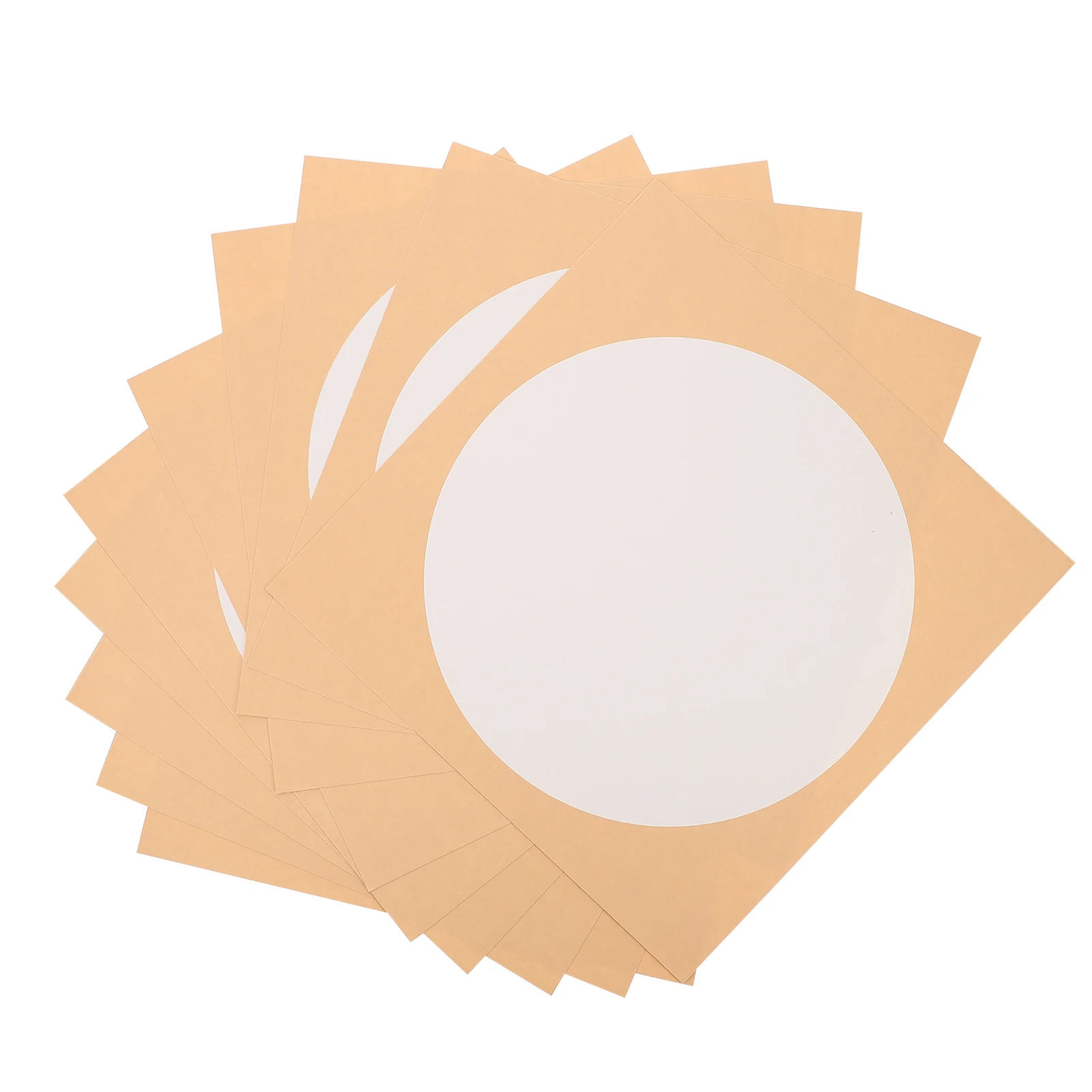 

10 Sheets White Cardstock Calligraphy Paper Rice Fan Surface Drawing Practice Thickened Painting Paper Simple Xuan Bamboo