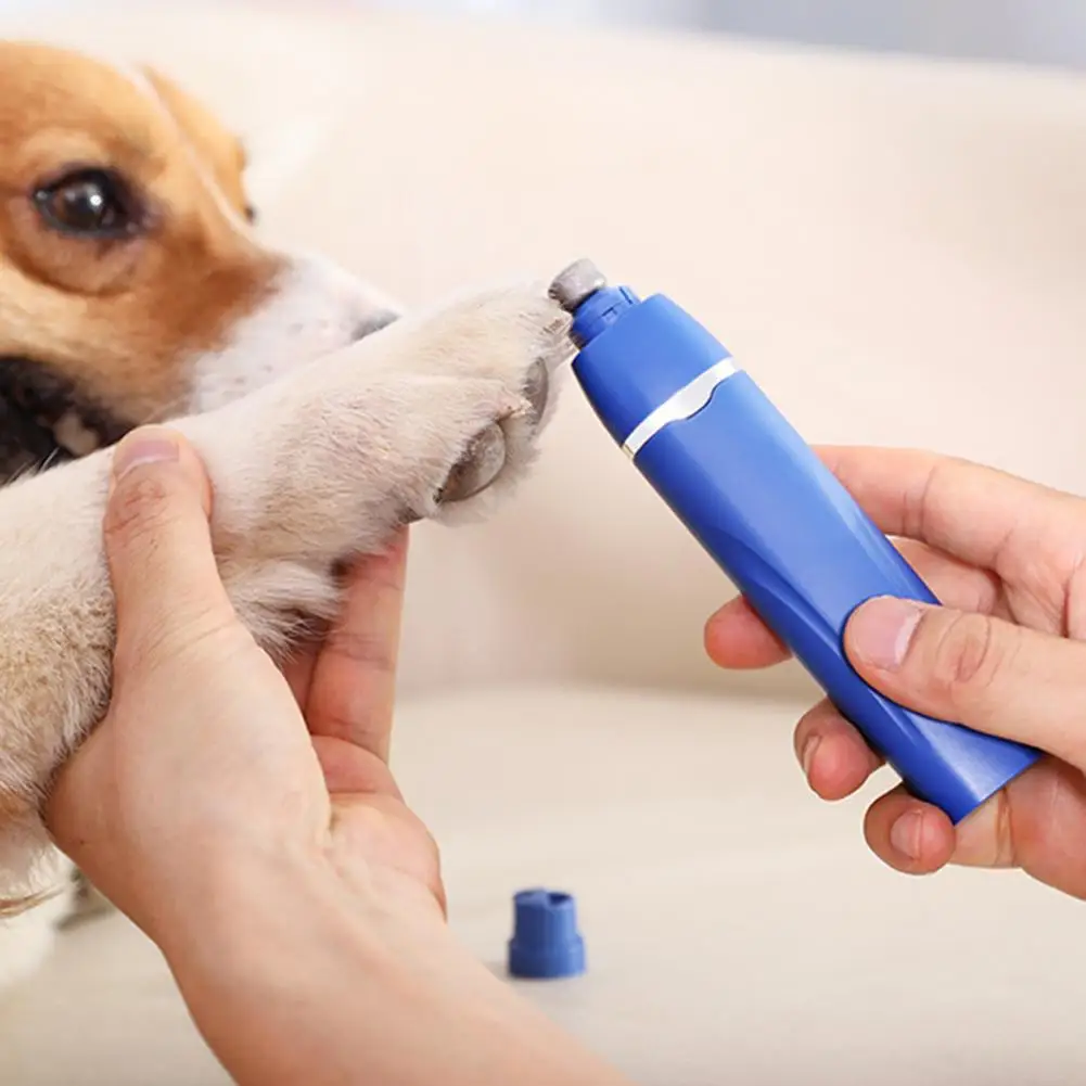 Dog Hair Clippers Grooming Kit，with Nail Grinder，4 in 1，Electric Trimmer，for Dogs Cat，Low Noise，USB Rechargeable，Pet Paw Shaver