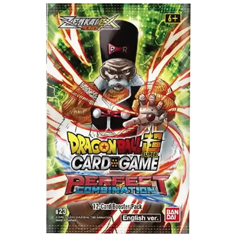 반다이 드래곤 볼 슈퍼 박스 시리즈 세트 06 완벽한 조합 B23 TCG 일본 애니메이션 영어 컬렉션 카드
