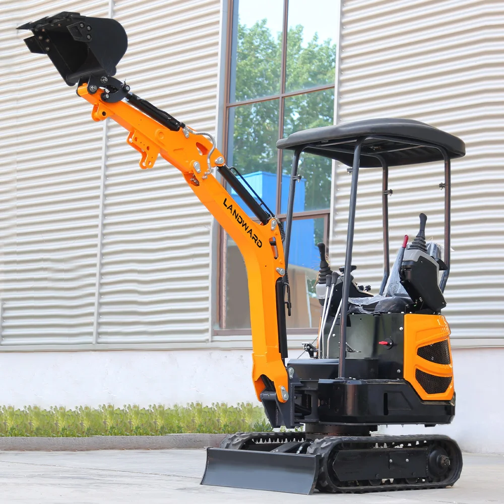 High Efficiency China Mini Crawler Excavator 1300kg Cheap Mini Excavator Sale Multifunctional Small Digger With Cabin Customized