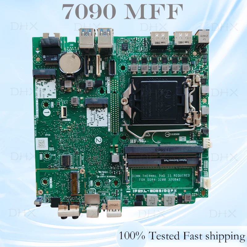 Original For Dell Optiplex 7090 MFF Micro Motherboard IPRKL-BO/CB 04FRX5 4FRX5 CN-04FRX5 LGA1200 DDR4 Tested Full work