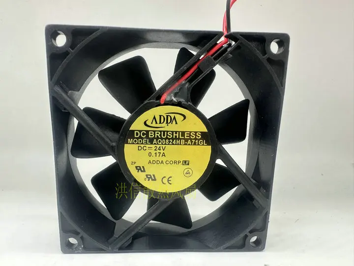 

ADDA AQ0824HB-A71GL DC 24V 0.17A 80x80x25mm 2-Wire Server Cooling Fan