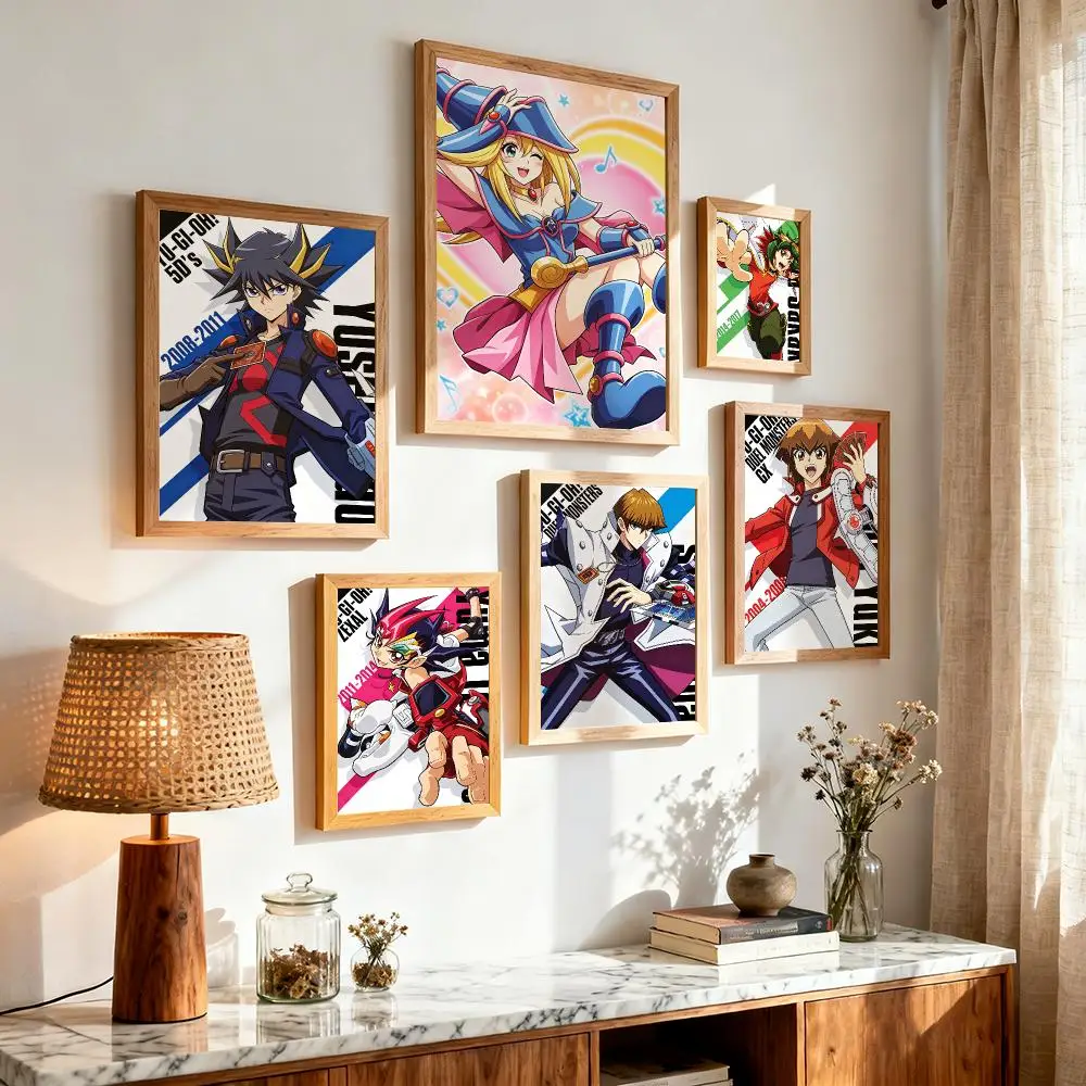 Classic Anime Y-YU-GI-OH Painting Calligraphy Aesthetic Canvas Wall Poster Modern Room Bedroom Cafe Wall Artwork