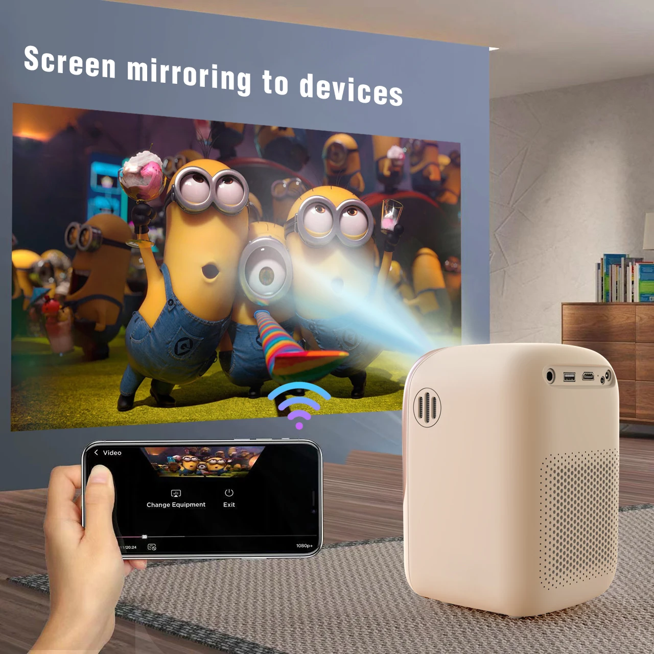 جديد وصول OEM المحمولة البسيطة أندرويد الذكية العارض ثلاثية الأبعاد 4k 1080p 350ANSI لومينز السيارات 6D تصحيح السينما المنزلية جيب العارض