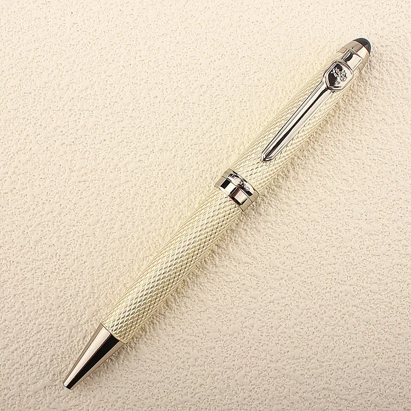 Jinhao-Waterborne Metal Caneta Esferográfica, Recargas de Cor Múltipla, Caneta Assinatura, Caneta Publicitária, Escritório e Material Escolar