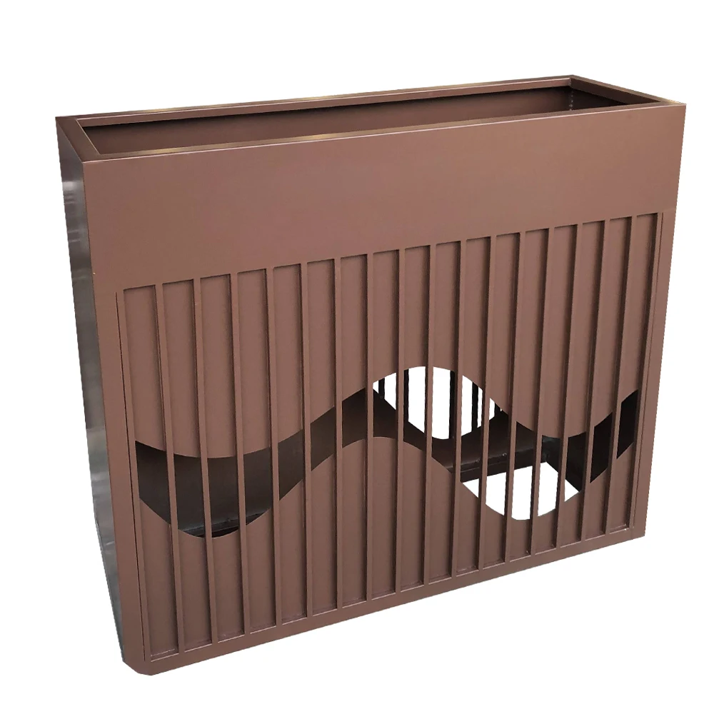 Factory direct sales price, large custom stainless steel environmentally friendly and durable flower pot, suitable for garden