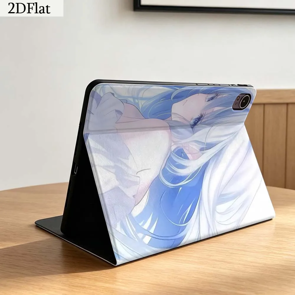 Anime Blue Haired Girl For Honor Tab Magic Pad GT X9a 6 X9 X8A X8 V8 V7 9 V9 8 2 3 4 13.3 10 Pro Inch Tablet Case Gift
