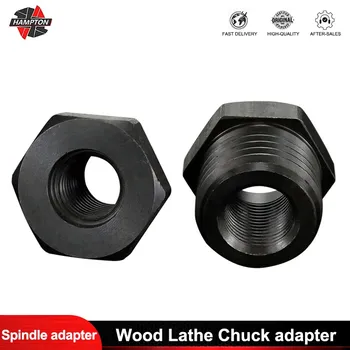 Wood Lathe Chuck Adapter M33x3.5/M18x2.5/1-8TPI/ 3/4&#x27;&#x27;x16 Thread Spindle Adapter Wood Lathe Tools for Lathe Chuck