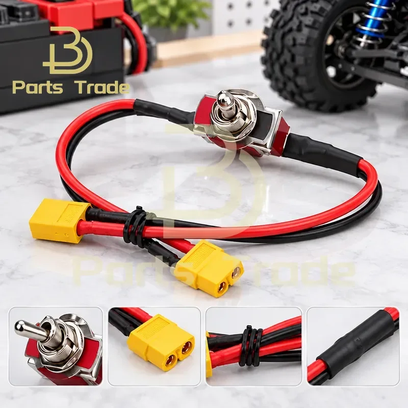 RC Model Aircraft Battery ESC for XT60 XT90 T XT30 Plug Power 15A High Current High Load Switch Drone