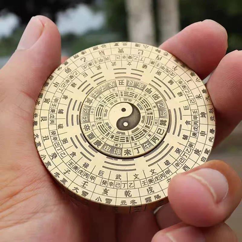 Unique Gifts Tai Chi Eight Diagrams Compass Fidget Spinner Stress Relief Toys Anxiety For Adults Juguetes Para Estres Y Ansiedad