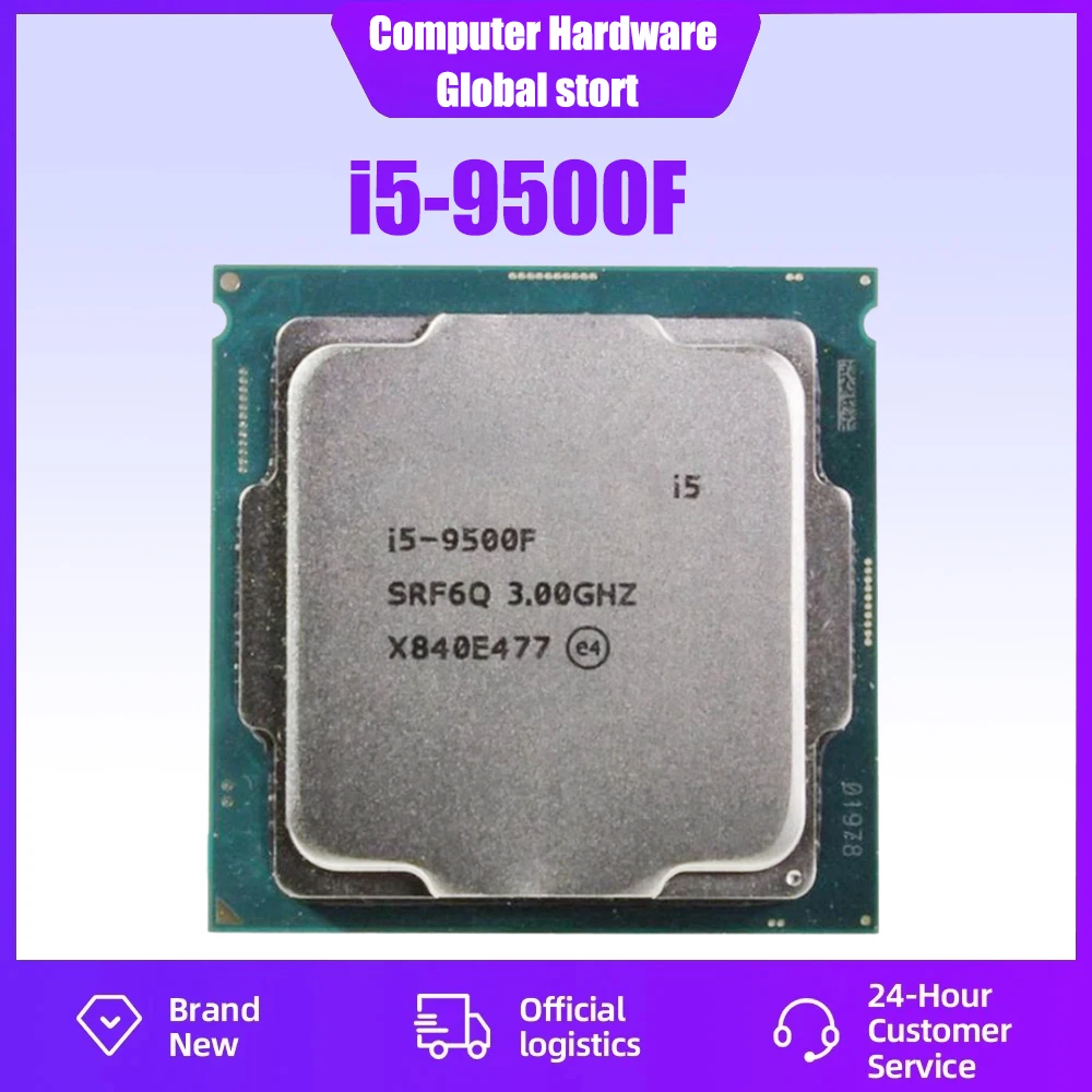 

Б/у процессор Core i5-9500F i5 9500F 3,0 ГГц шестиядерный шестипоточный процессор 9M 65 Вт LGA 1151