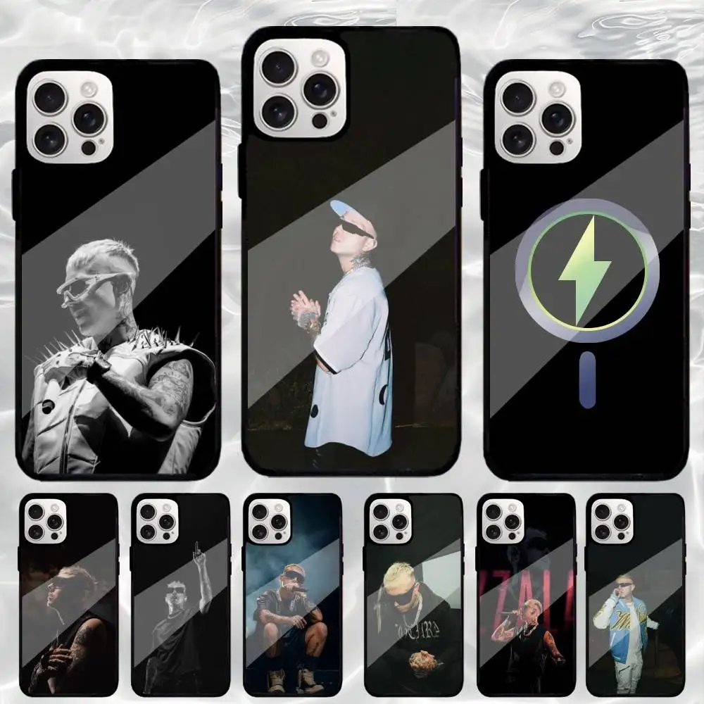 

L-Lazza Italian Rapper Phone Case For iPhone17,16,15,14,13,12,11 Plus,Pro Max Magnetic For Magsafe Wireless Charging