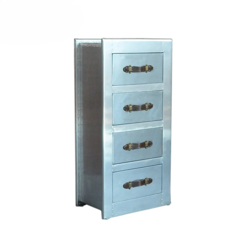 Industrial style personalized four-chest cabinet book-shaped American coffee shop side cabinet