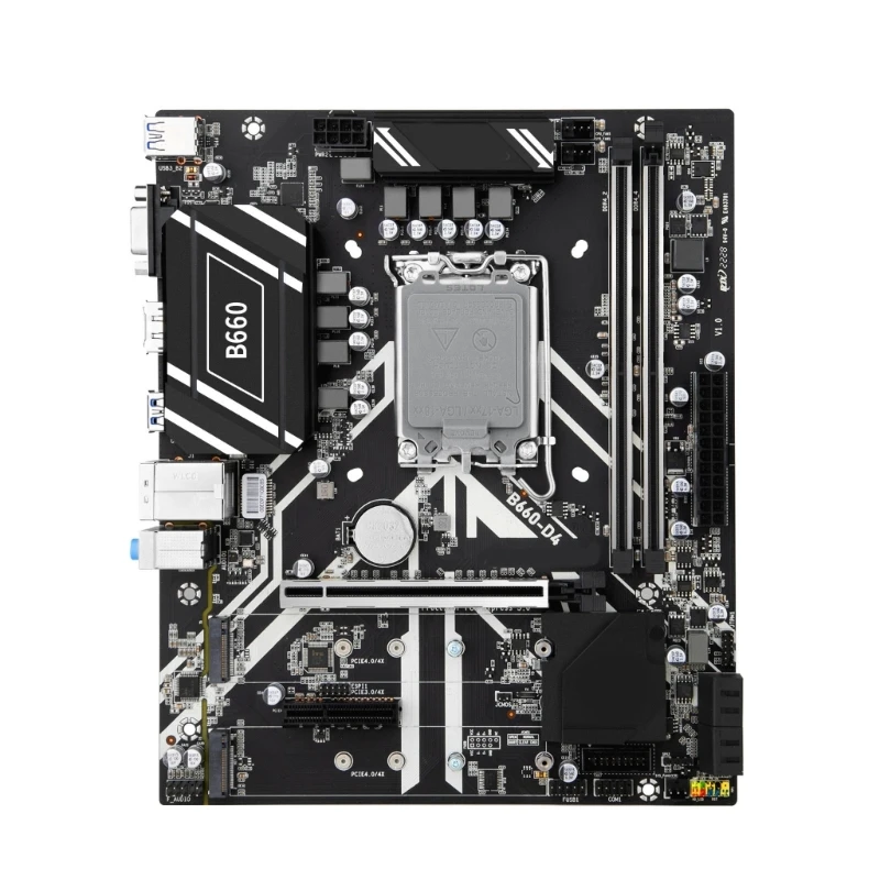 

2024 New B660-D4 M-ATX Motherboard Supports 12th Gen Lga1700 CPU Dual Channel DDR4 64GB with On-Board M 2 NVME Sata3.0 3200MHz