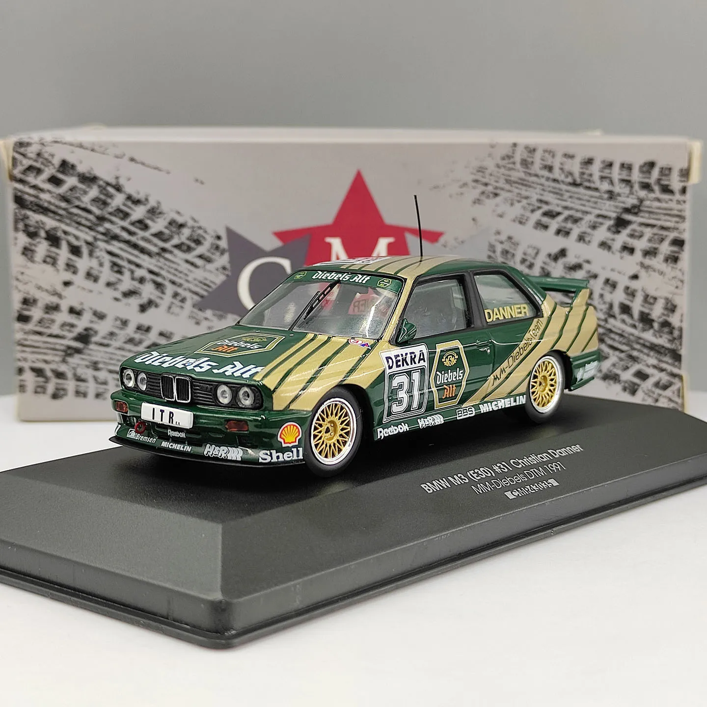 modele-miniature-bmw-m3-e30-a-l'echelle-1-43-modele-de-voiture-en-alliage-31-mm-diebels-dtm-1991