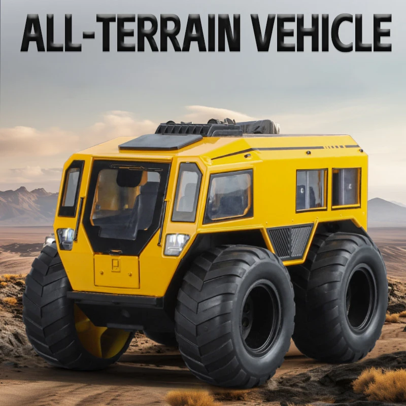 1:24 Sherp Legierung ATV LKW Modell Druckguss Metall All-Terrain-Geländewagen Auto Modell Simulation Sound und Licht Kinder Spielzeug Geschenk