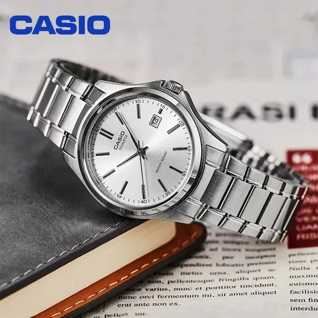 Casio MTP 1183A Women Watch Steel Belt Leather Leisure High Luxury Business Date Simple Diamond Face Quartz Watch Men Watch AliExpress