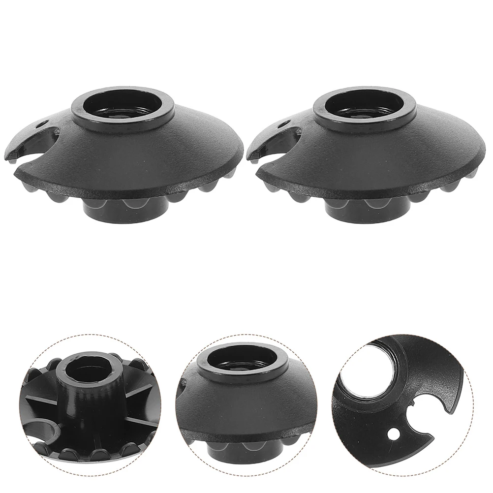 

8 PCS Alpenstock Accessories Hiking Walking Stick on Foot Replacement Accessory Basket Round Plastic Travel Outdoor Camping Kit