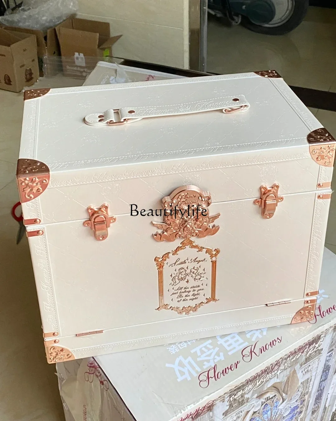 [Box] Hua Knows Little Angel Cosmetic Case High-End Elegant