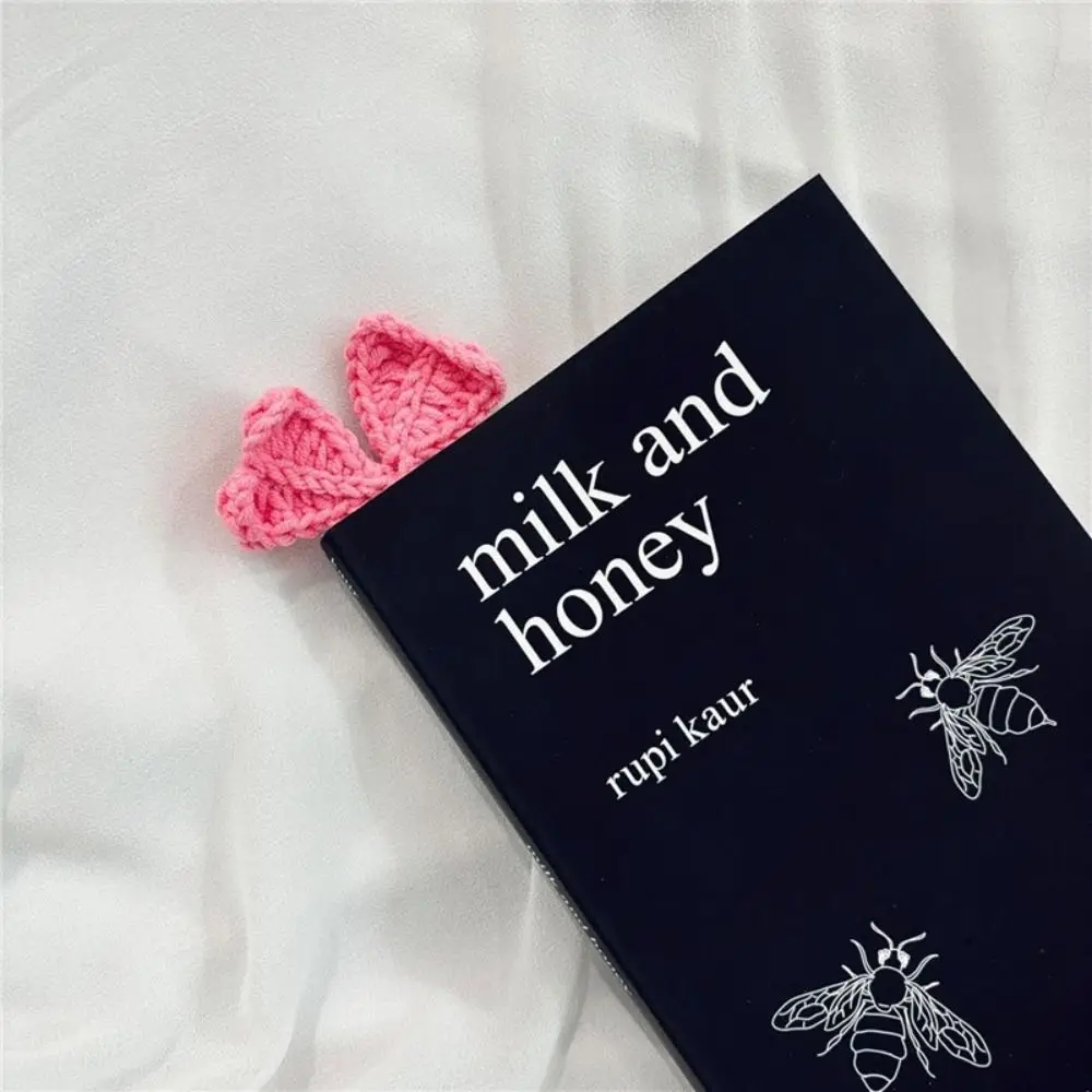 High Quality Hand-Knitted Crochet Leaf Sprout Crochet Leaf Bud Versatile Crochet Bookmarks Cute Decor Headphone Decor