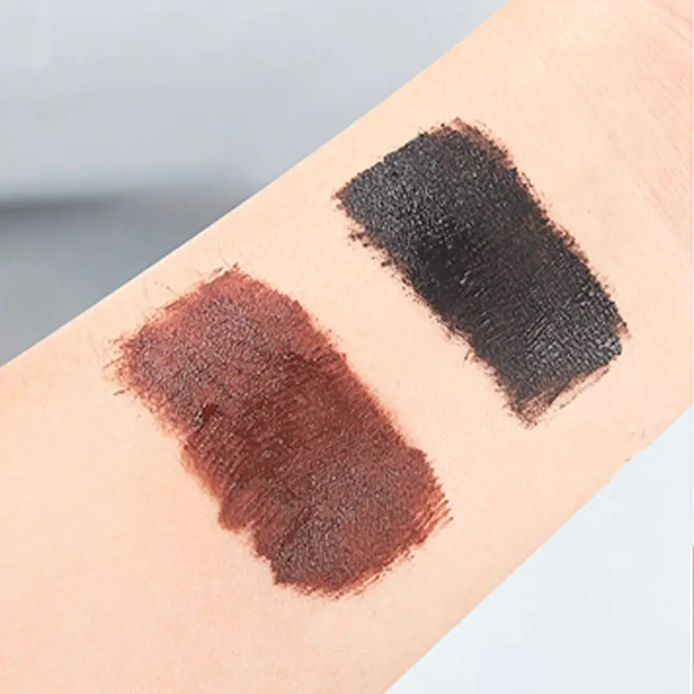 패션 방수 아이언 브러쉬 마스카라 오래 지속되는 땀 방지 금속 브리슬리스 마스카라 엑스트라 슬림 아이 뷰티 도구 여성