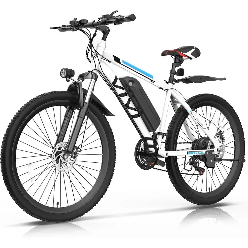 

26 1000W Peak Power Adult Electric Bike with Removable 48V Battery, 21-Speed Gears, 50 Miles Range, UL2849 Certified