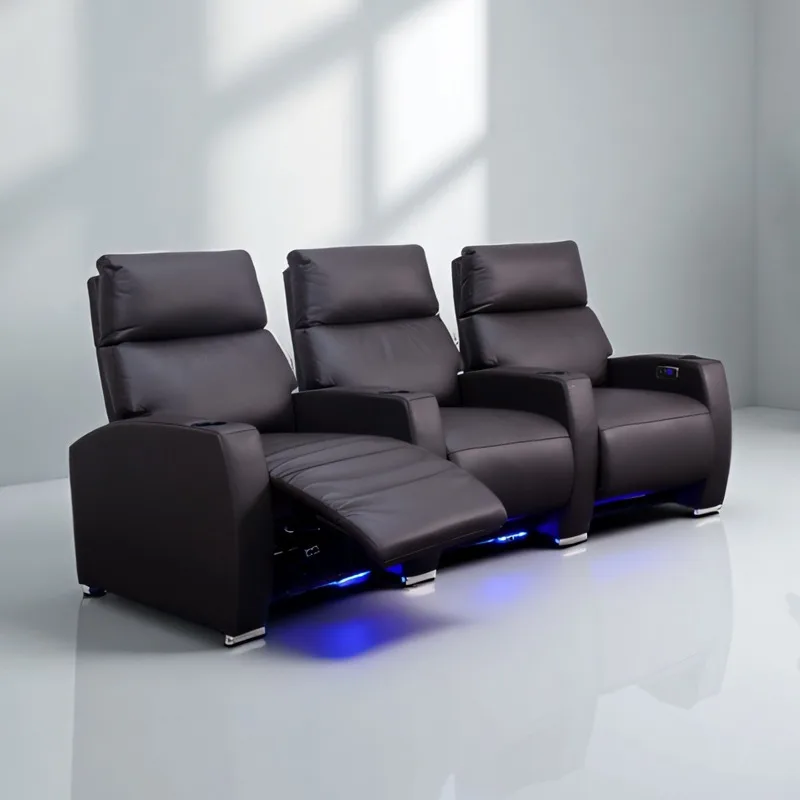 

Video room, multi-functional electric film and television hall, private home theater sofa