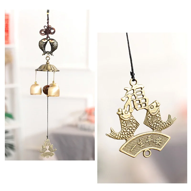 

Metal Wind Chime Pendant Copper Bell Japanese Style Pendant-Y78A
