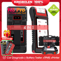 [Clearance sale] KINGBOLEN K6 PRO BI-DIRECTIONAL SCANNER 4in1 Support  Full System Car Diagnosis + Battery Tester +TPMS +Printer