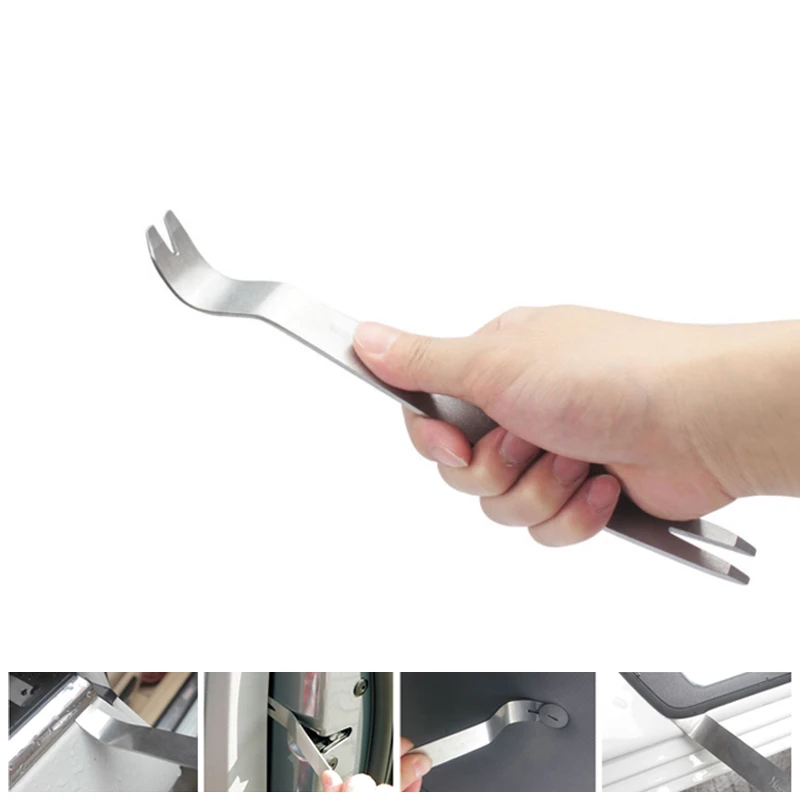 Hamei 10PCS High-strength steel pry plate for multi-functional pry bar disassembly automobile Dash Board Door Panel Gap repair