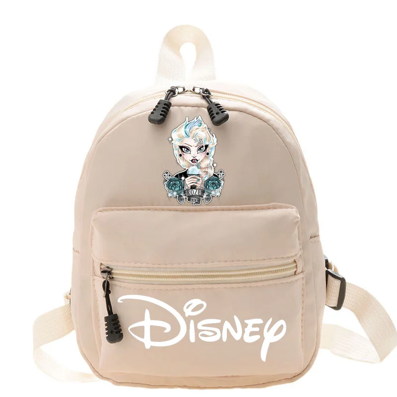 Disney neve branca estilo universitário mochila nova moda tendência mochilas conveniente deslocamento bonito saco adolescente meninas mochila