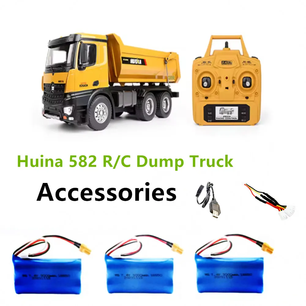 

Huina 582 Rc Truck Battery 7.4V /3000mAh Huina 583 Battery Suitable For: Huina 582 583
