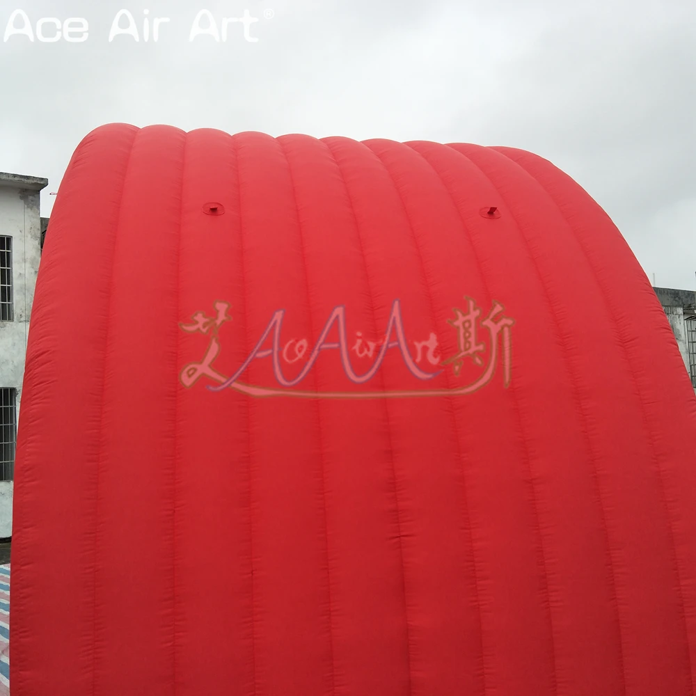 Wholesale Inflatable Red Stage Tent DJ Stage Background Inflatable Stage Tent for Party or Music Festival